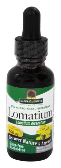 Nature's Answer - Lomatium Root Alcohol Free - 1 fl. oz.