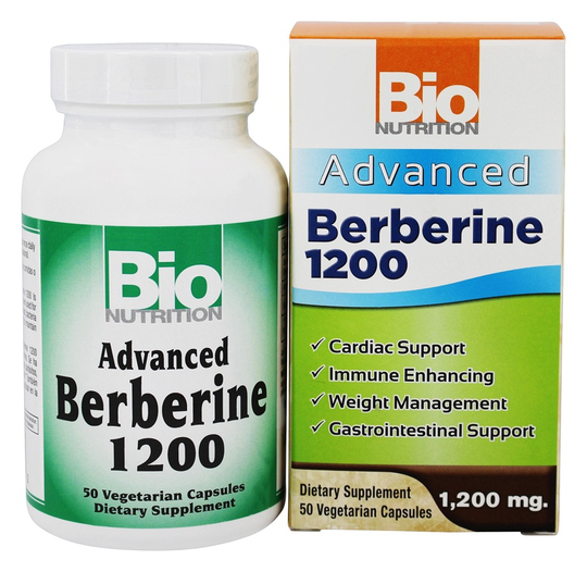 Bio Nutrition - Advanced Berberine 1200 mg. - 50 Vegetarian Capsules