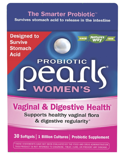 Nature's Way - Probiotic Pearls Women's Vaginal & Digestive Health 1 Billion CFU - 30 Softgels