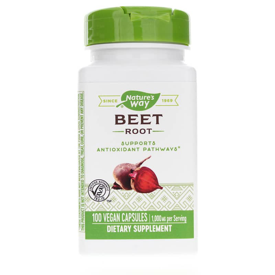Natures Way Beet Root 100 Veg Capsules
