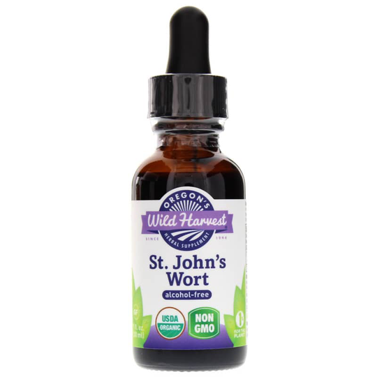 Oregons Wild Harvest St. John's Wort Alcohol-Free 1 Oz