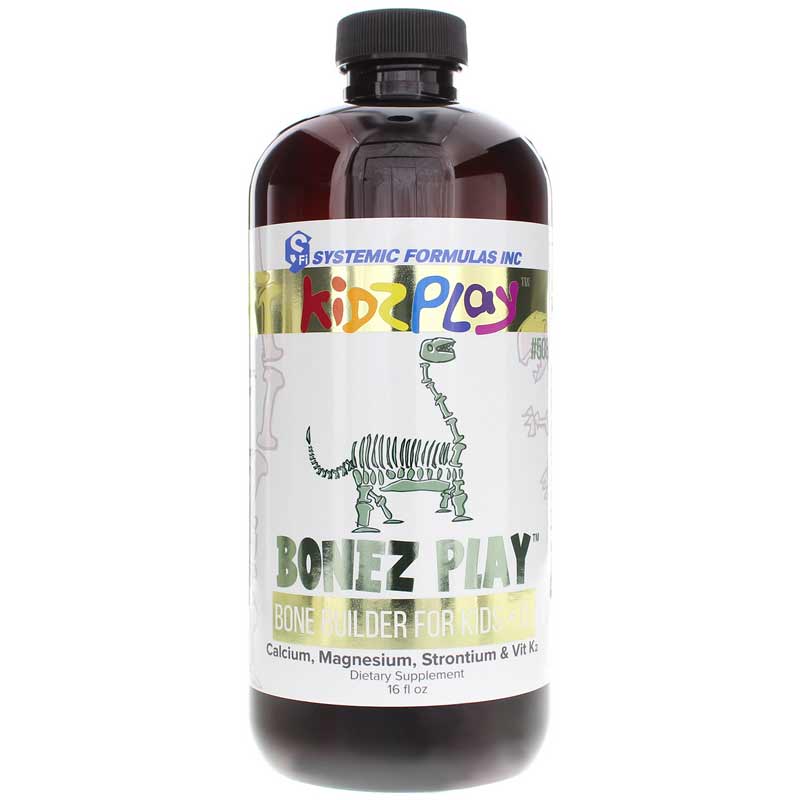 Systemic Formulas Kidz Play Bonez Play Bone Builder with Vitamin D 16 Oz