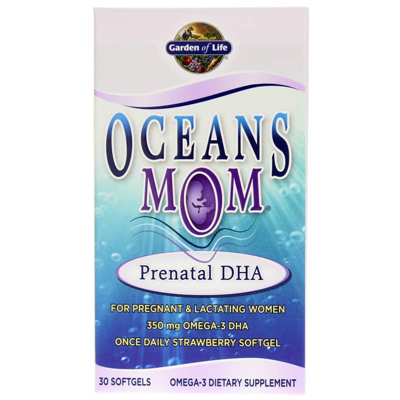 Garden of Life Oceans Mom Prenatal DHA 30 Softgels