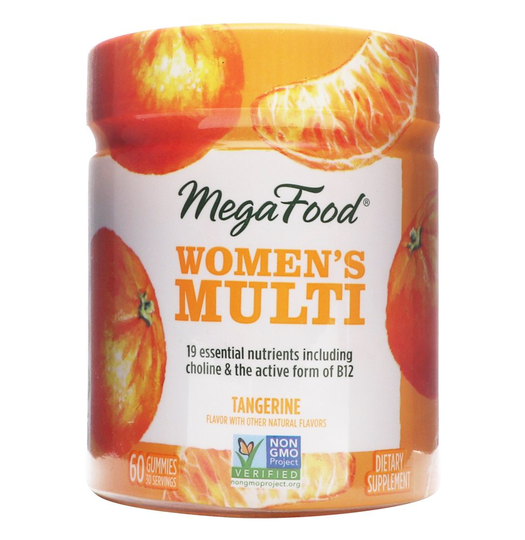 MegaFood - Women's Multi Vitamin Tangerine - 60 Gummies