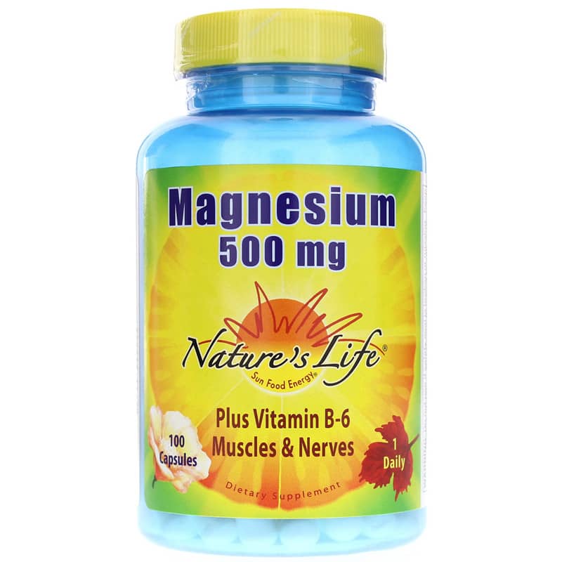 Natures Life Magnesium 500 Mg 100 Capsules