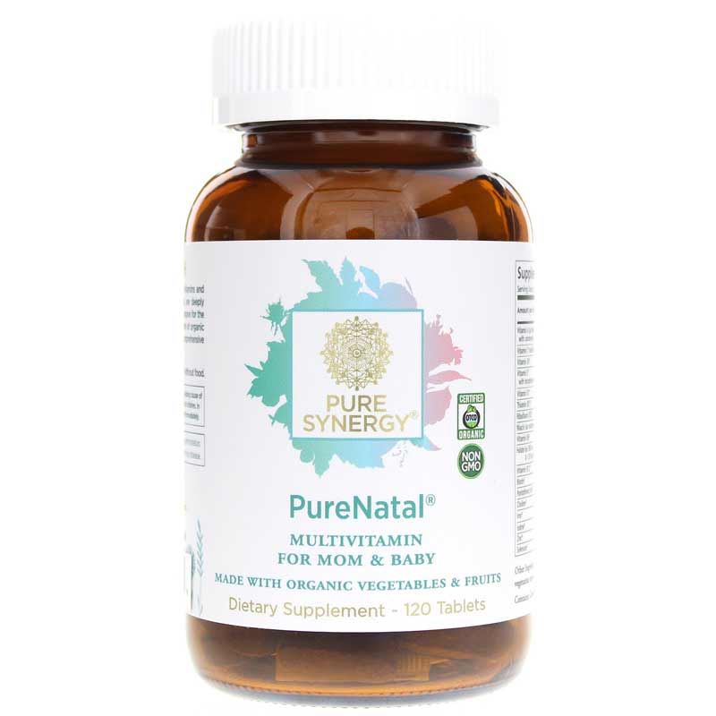 Pure Synergy PureNatal Multivitamin for Mom & Baby Tablets 120 Tablets