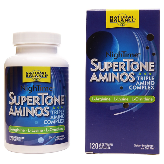 Natural Balance - NighTime SuperTone Aminos - 120 Vegetarian Capsules