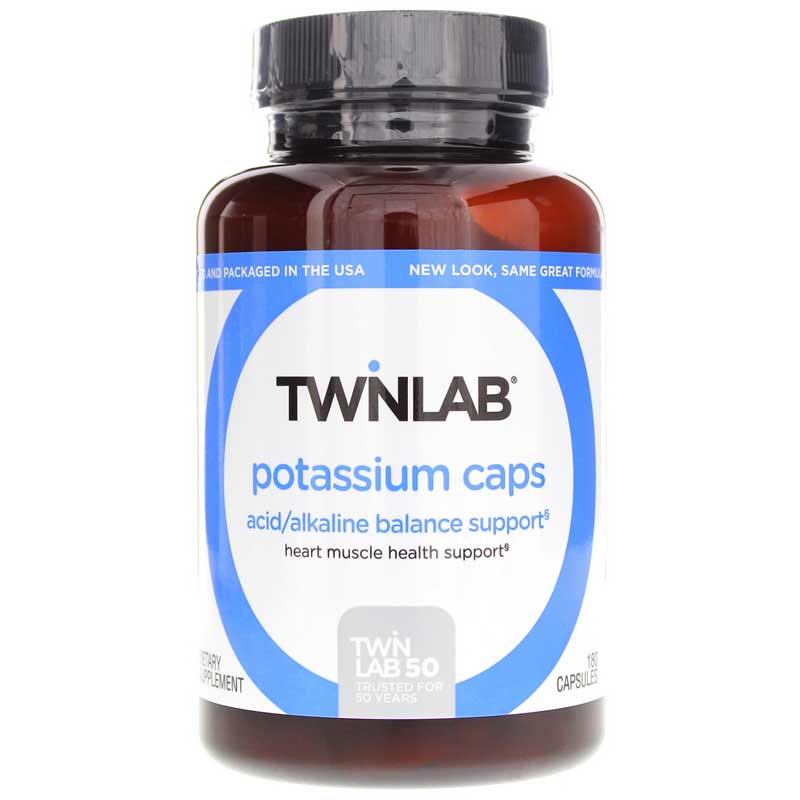 Twinlab Potassium Caps 180 Capsules