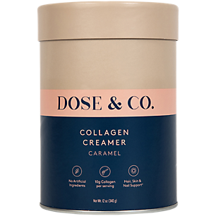 Collagen Creamer Powder - Supports Healthy Hair, Skin & Nails - Caramel (17 Servings)