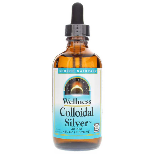 Source Naturals Wellness Colloidal Silver 30 PPM 4 Oz
