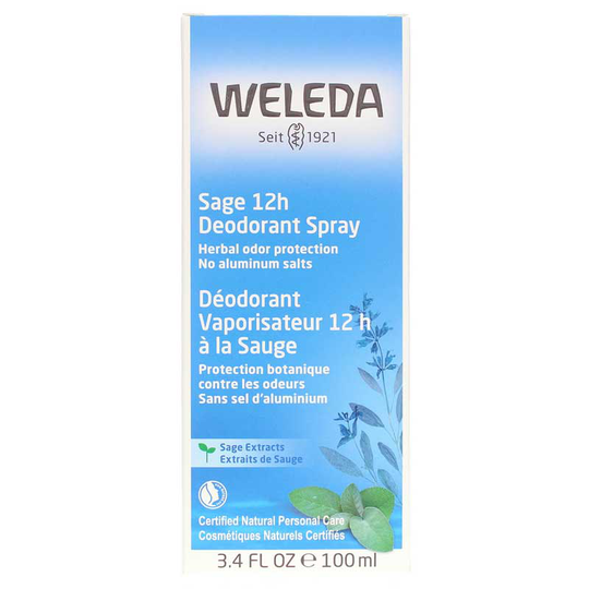 Weleda Sage Deodorant Spray 3.4 Oz