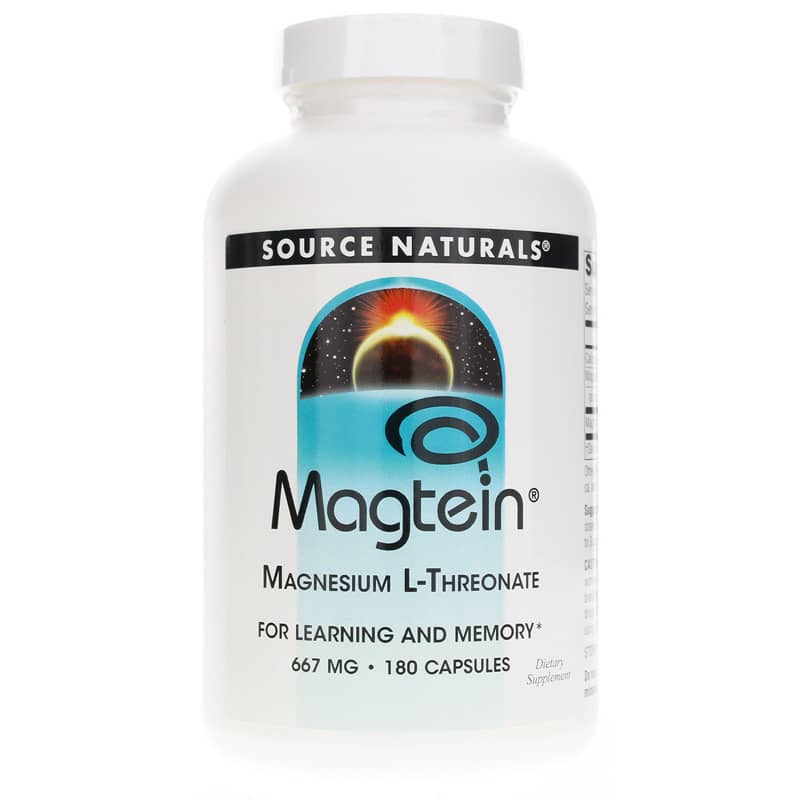 Source Naturals Magtein Magnesium L-Threonate 180 Capsules