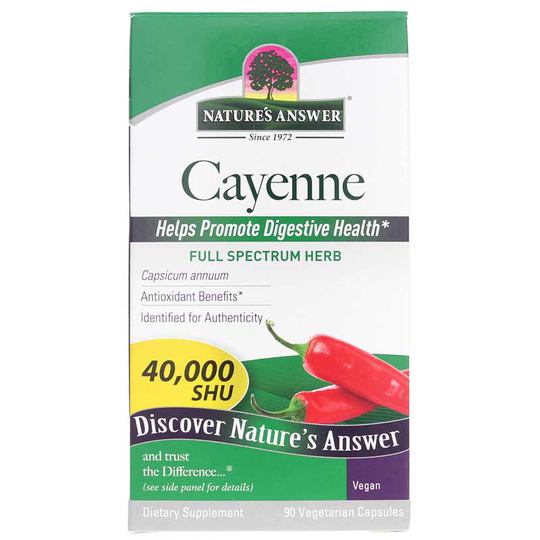 Natures Answer Cayenne 90 Veg Capsules