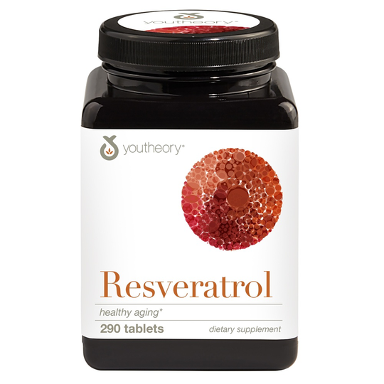 Youtheory - Resveratrol Anti-Aging Benefits - 290 Tablets