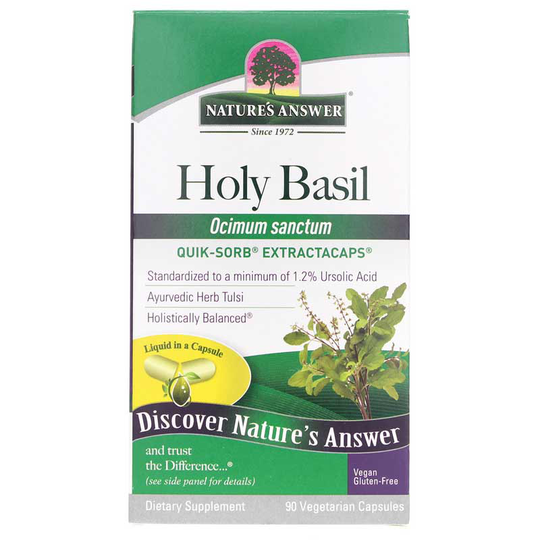 Natures Answer Holy Basil 90 Veg Capsules