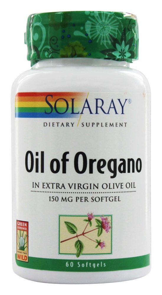 Solaray - Oil Of Oregano 150 mg. - 60 Softgels