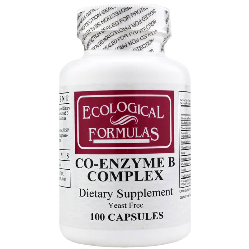Ecological Formulas Co-Enzyme B Complex 100 Capsules