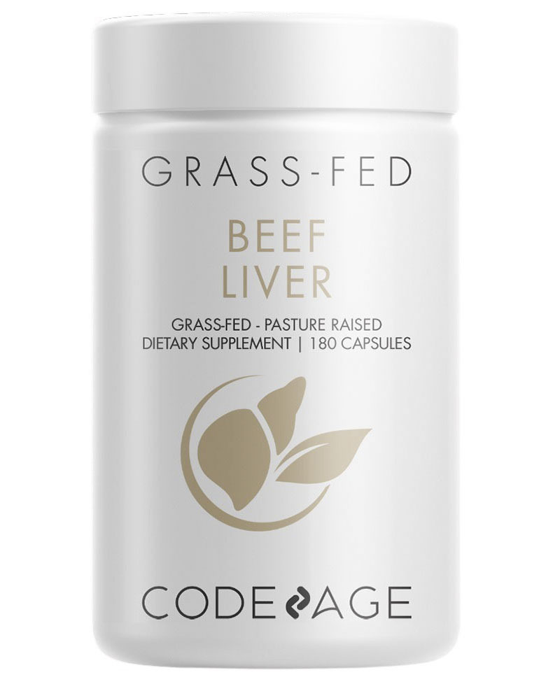 Codeage - Beef Liver Grass-Fed & Pasture Raised - 180 Capsules