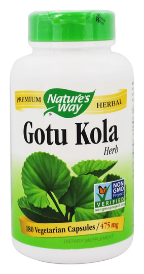 Nature's Way - Gotu Kola Herb 475 mg. - 180 Vegetarian Capsules
