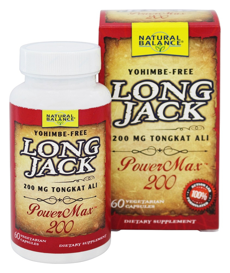 Natural Balance - Long Jack PowerMax 200 - 60 Vegetarian Capsules