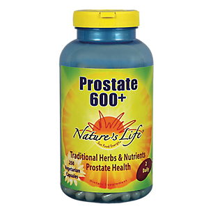 Prostate 600+ - Traditional Herbs & Nutrients for Prostate Health (250 Capsules)