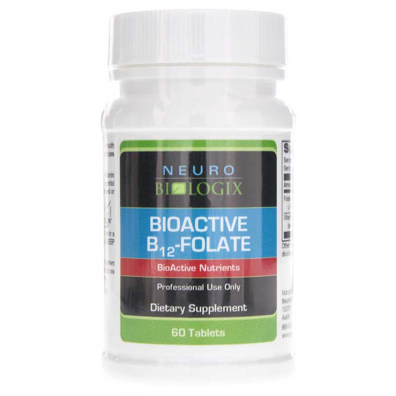 Neurobiologix BioActive B12-Folate 60 Tablets