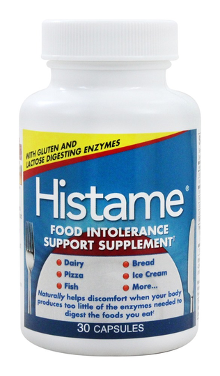 Naturally Vitamins - Histame Food Intolerance Support - 30 Capsules