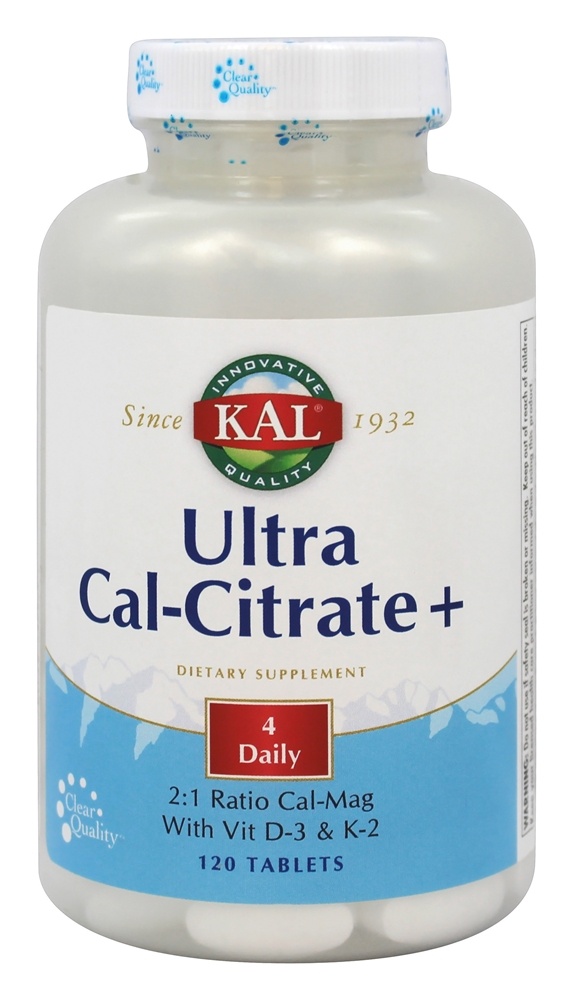 Kal - Ultra Cal-Citrate - 120 Tablets