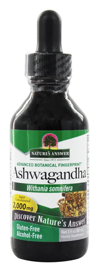 Nature's Answer - Ashwagandha Alcohol Free - 2 fl. oz.