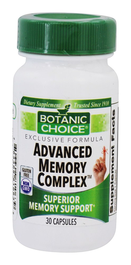 Botanic Choice - Advanced Memory Complex for Superior Memory Support - 30 Capsules