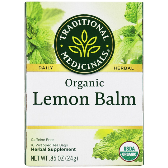 Traditional Medicinals - Organic Herbal Tea Lemon Balm - 16 Tea Bags