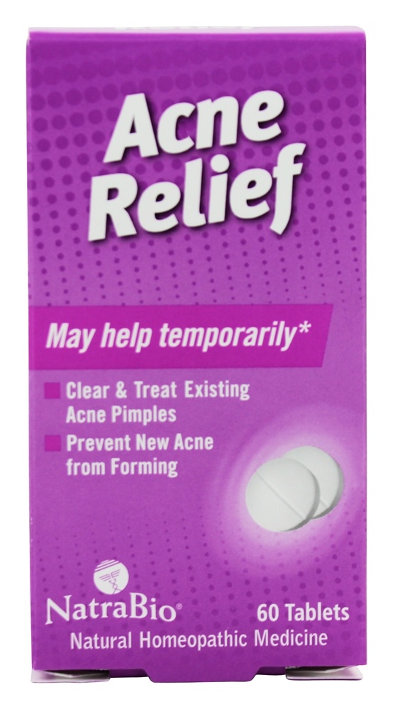 NatraBio - Acne Relief - 60 Tablets