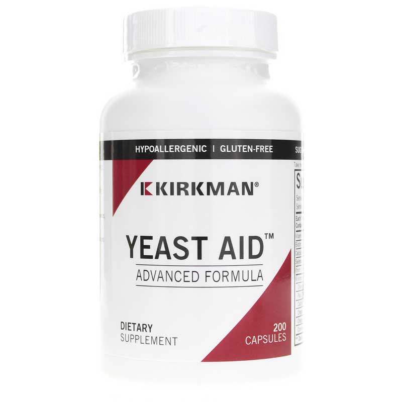 Kirkman Yeast-Aid Advanced Formula 200 Capsules