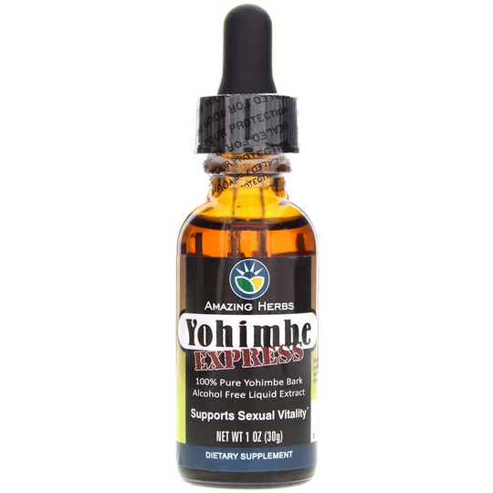 Amazing Herbs Yohimbe Express Liquid Extract 1 Oz