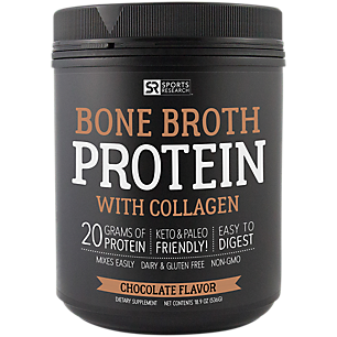 Bone Broth Protein with Collagen - Chocolate (20 Servings)
