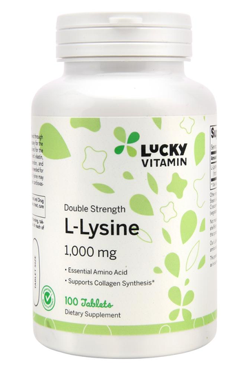 LuckyVitamin - L-Lysine Double Strength 1000 mg. - 100 Tablets