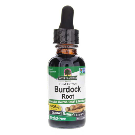 Natures Answer Burdock Root Extract Alcohol-Free 1 Oz