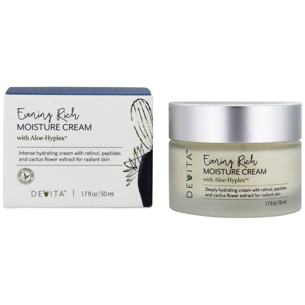 DeVita - Evening Rich Moisture Cream with Aloe-Hyplex - 1.7 fl. oz.