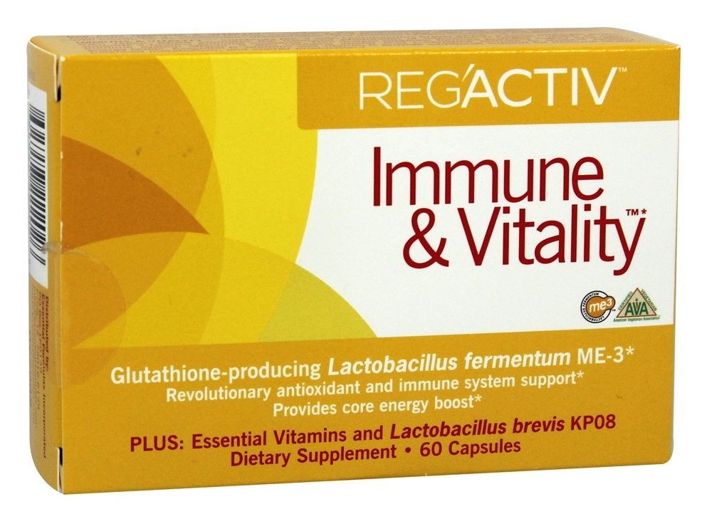 Essential Formulas - Reg'Activ Immune & Vitality - 60 Capsules