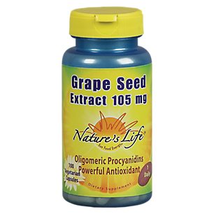 Grape Seed Extract - Powerful Antioxidant - 105 MG (100 Vegetarian Capsules)
