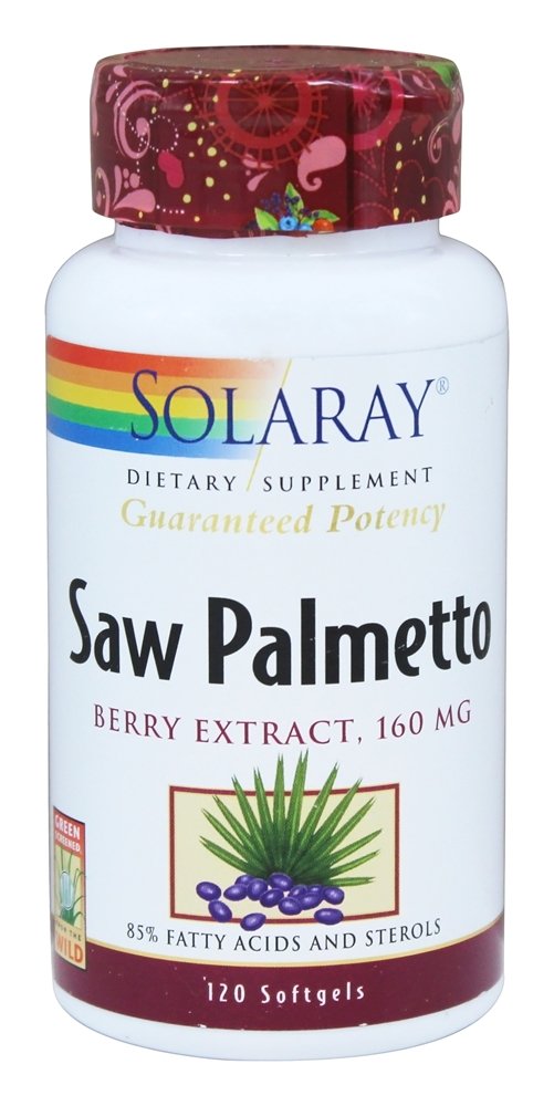 Solaray - Saw Palmetto Berry Extract 160 mg. - 120 Softgels
