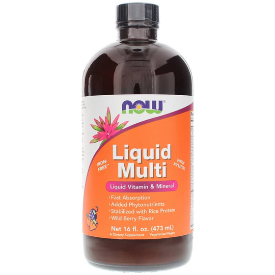 NOW Foods Liquid Multi Wild Berry 16 Oz