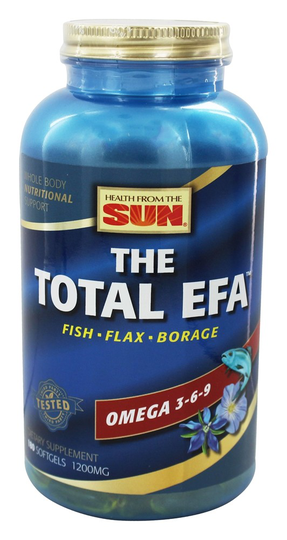 Health From The Sun - Omega 3-6-9 Total EFA - 180 Softgels