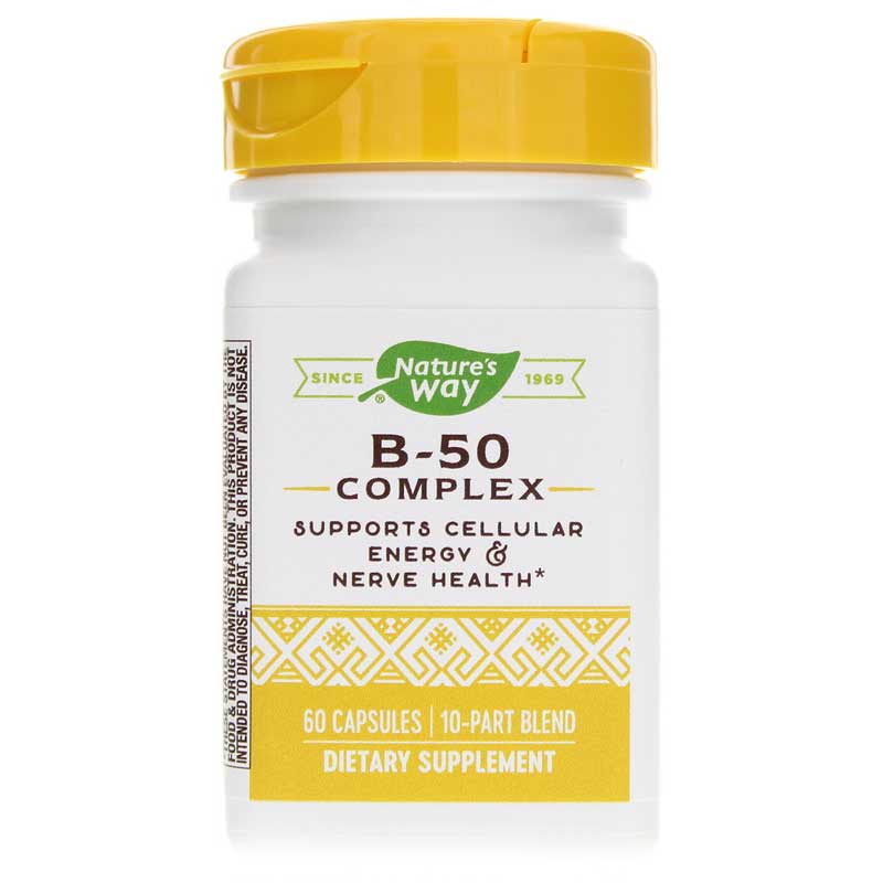 Natures Way B-50 Complex 60 Capsules