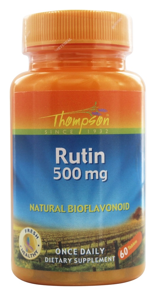Thompson - Rutin Natural Bioflavonoid 500 mg. - 60 Tablets