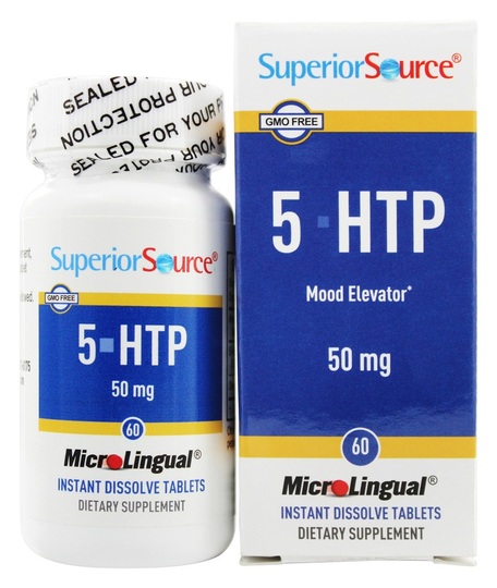 Superior Source - 5-HTP Mood Elevator 50 mg. - 60 Quick Dissolve Tablets