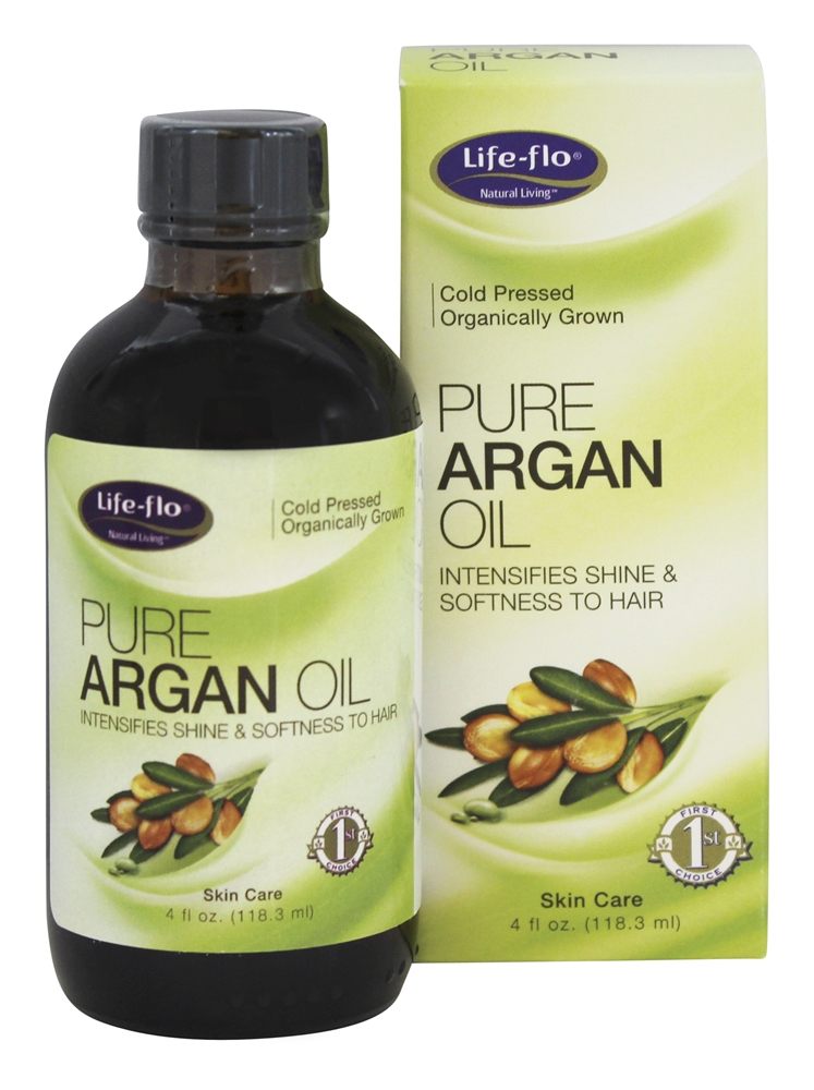 Life-Flo - Pure Argan Oil Cold Pressed Organically Grown - 4 fl. oz.