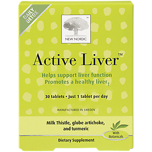 Active Liver with Milk Thistle, Globe Artichoke, Turmeric & Choline (30 Tablets)