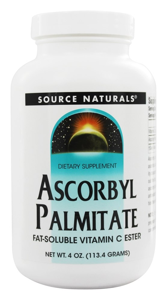 Source Naturals - Ascorbyl Palmitate Fat-Soluble Vitamin C Ester - 4 oz.
