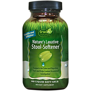 Nature's Laxative Stool-Softener - Digestive Support (60 Liquid Soft-Gels)
